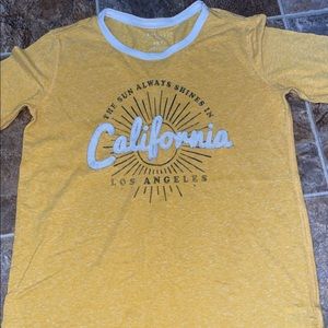 Yellow California shirt